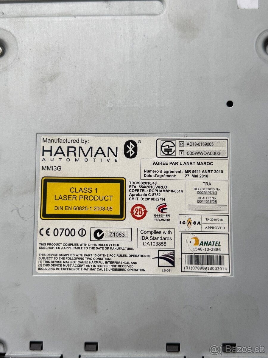 Audi A6 A7 C7 4G Mmi 3g+ - 3