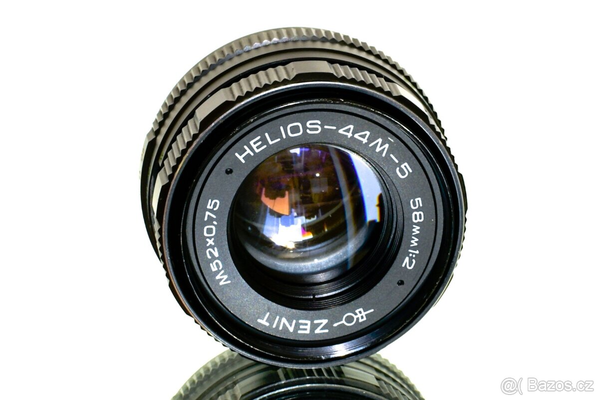 Helios 44M-5 2/58mm (bez MC) M42 TOP STAV - 3