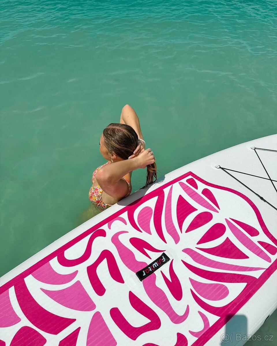 Paddleboard, iSUP, surf PINk 320 cm nosnost 150 kg - 3