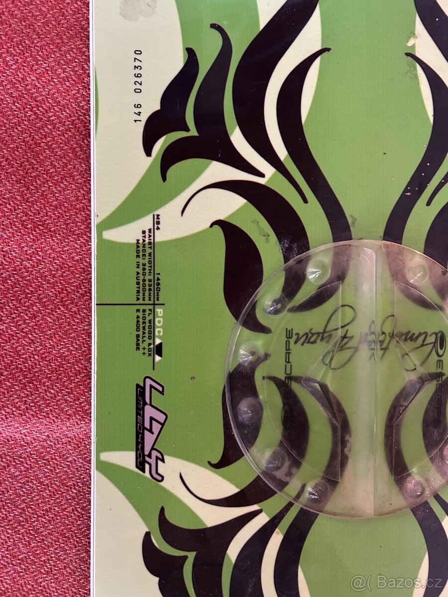 Snowboard 146cm s vazanim - 3