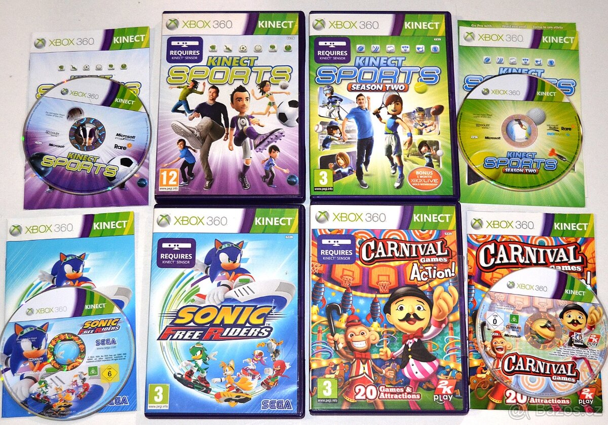 Kinect hry pre Xbox 360 Just Dance, Zumba, Sports - 3