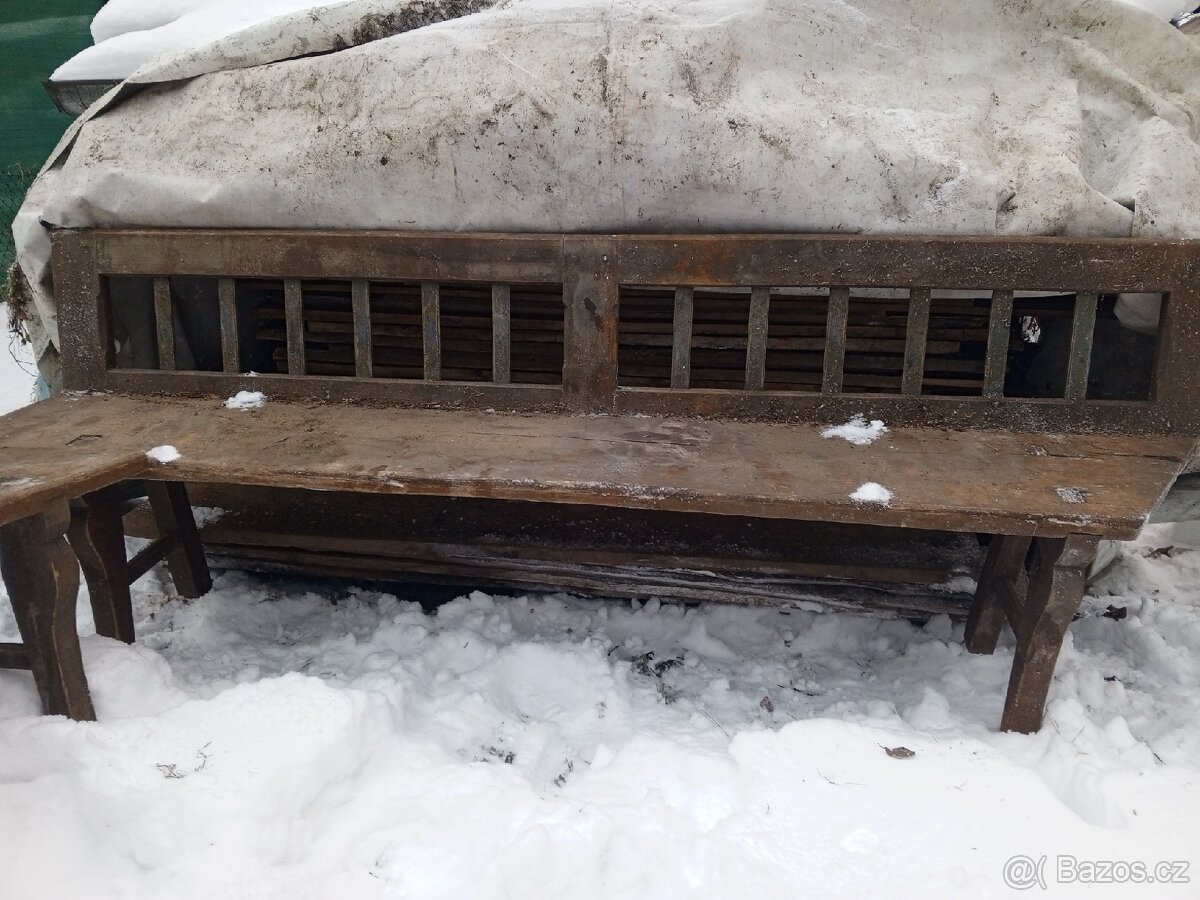 Dřevěné lavice - 3