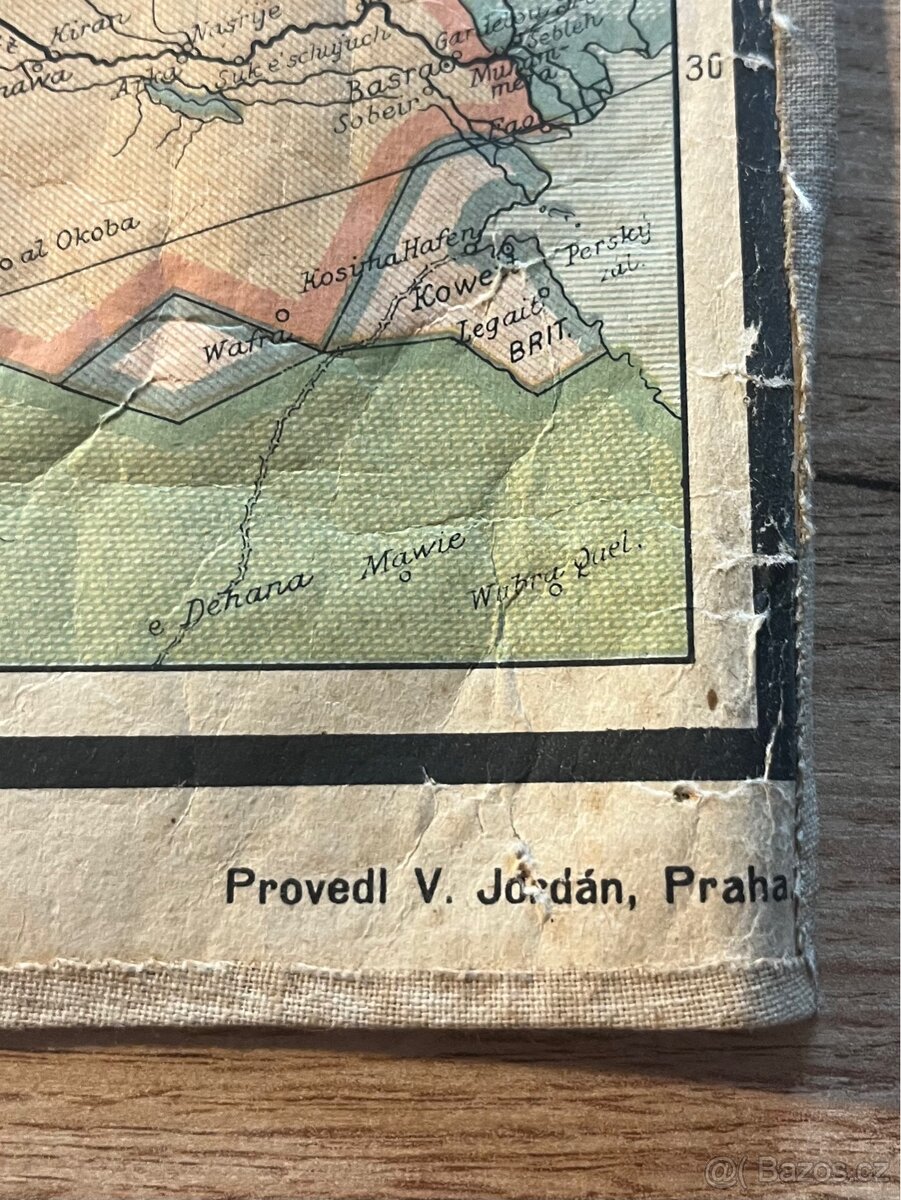 VZÁCNÁ politická mapa Evropy, 1940, PROTEKTORÁT - 3