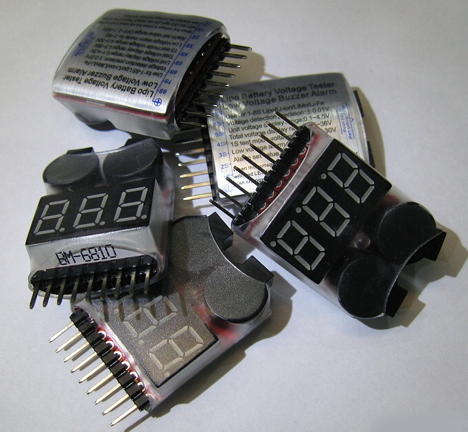 Hlídač Li-pol baterií před vybitím (2S-8S) - 3