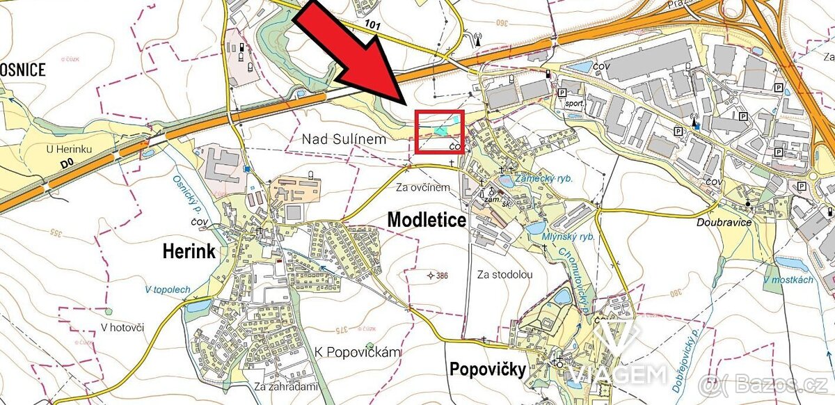 Pole 2 299 m², Podíl 38 % o výměře 862 m² - 3