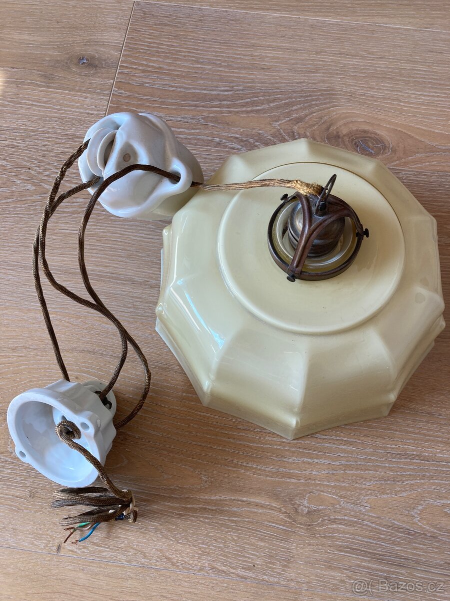 Starožitný stahovací lustr - 3