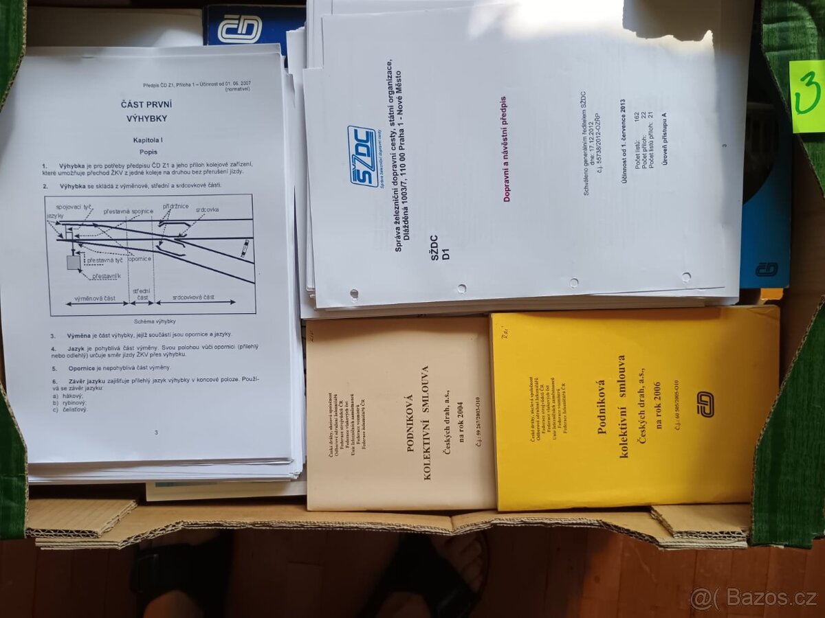 Drážní předpisy, jízdní řády aj. 3 - 3