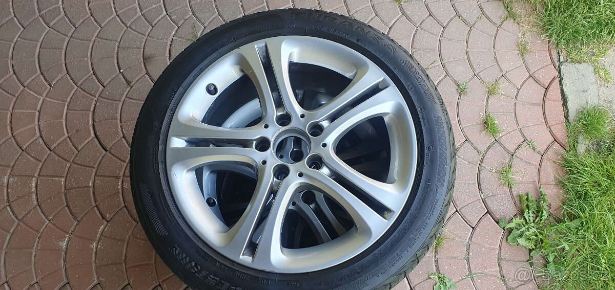 Orig alu disky 17 Mercedes A 225/45/17 - 3