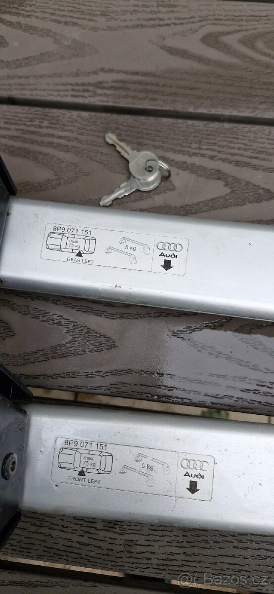 Originální hliníkové příčníky Audi - 3