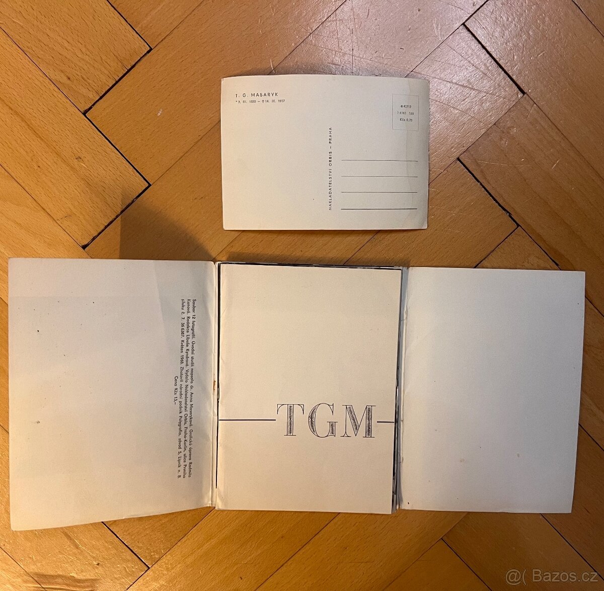 Soubor 12 fotografii Tomáše G. Masaryka 1968 + 1 navíc - 3