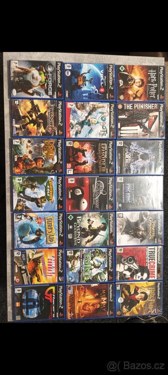 PS 2 Fat 4x MC 64Mb,5x ovladač a 96 her - 3