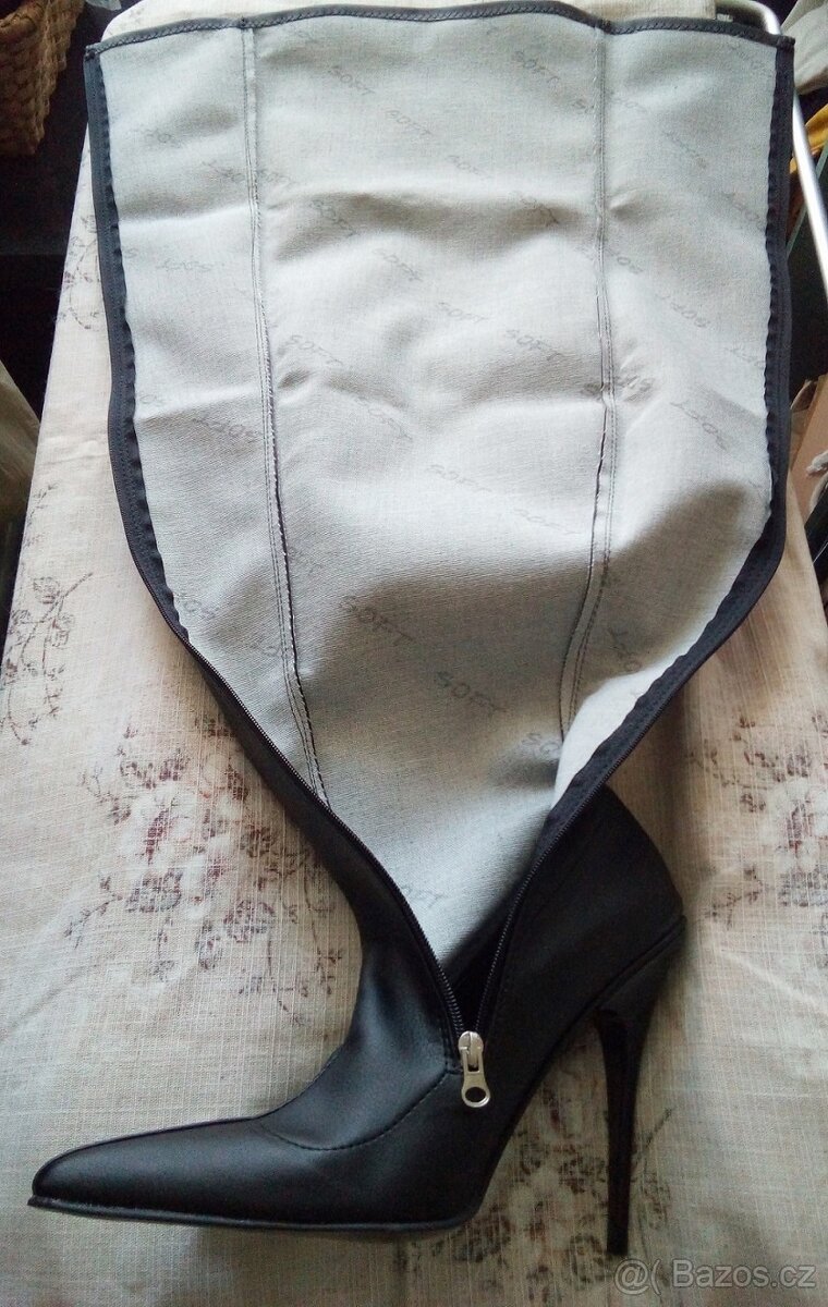 Velmi vysoké kozačky, vel. č.42 - 3