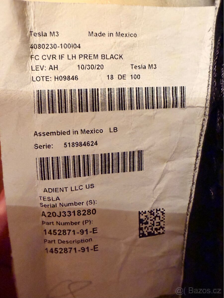 Sedadlo Tesla 3 - 3