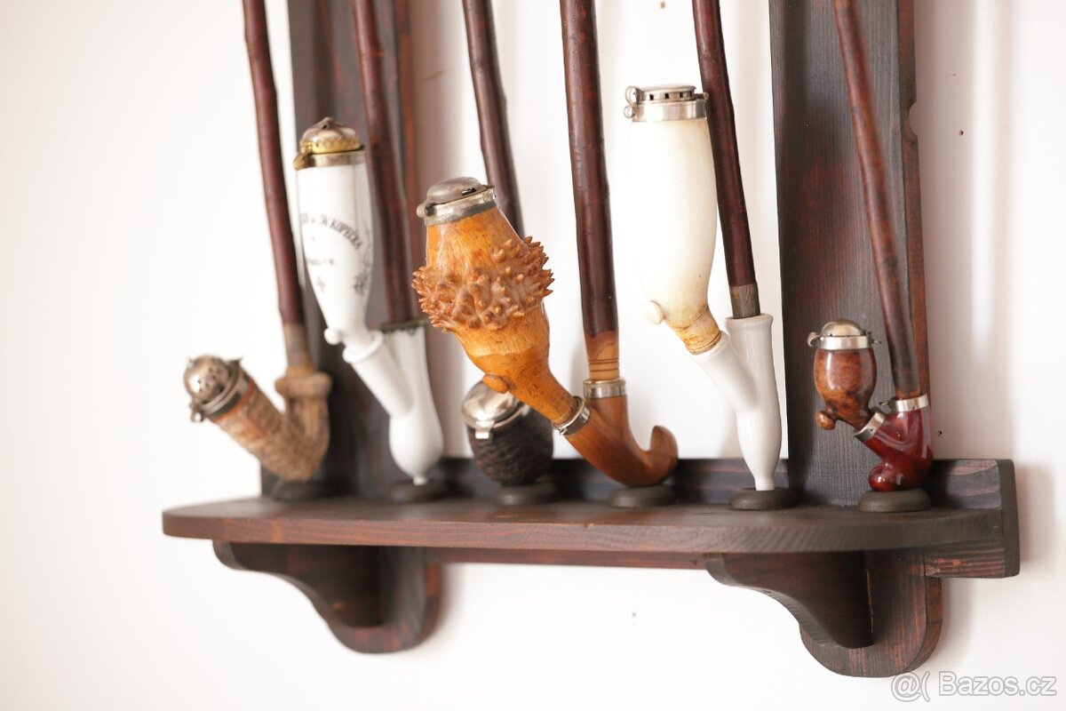 Dýmky Dýmka Polička Starožitné - 3