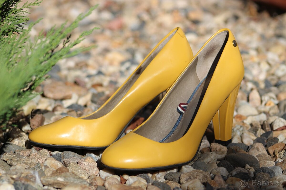 Kožené lodičky Hilfiger vel. 38 - 3