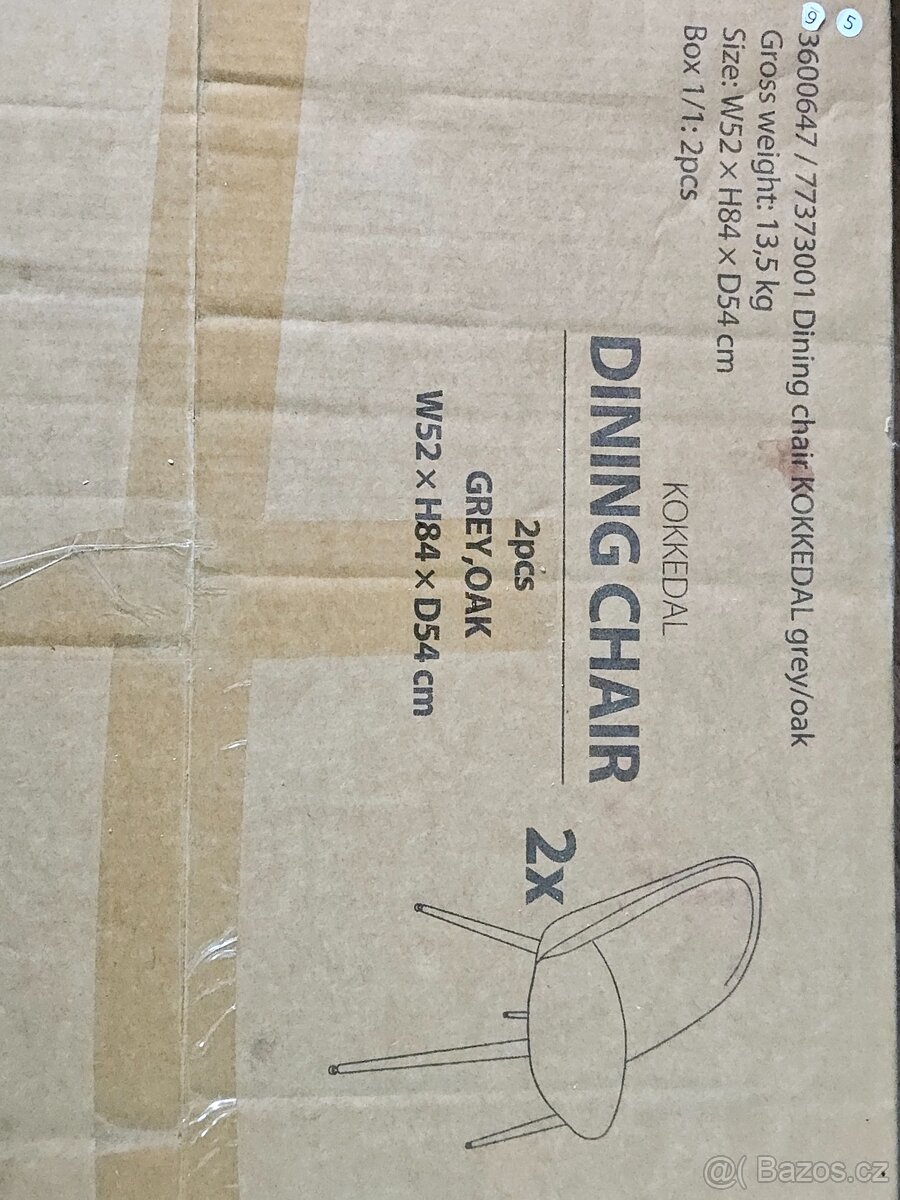 ŽIDLE JÍDELNÍ POLSTROVANÁ NOVÁ 2 KS - 3