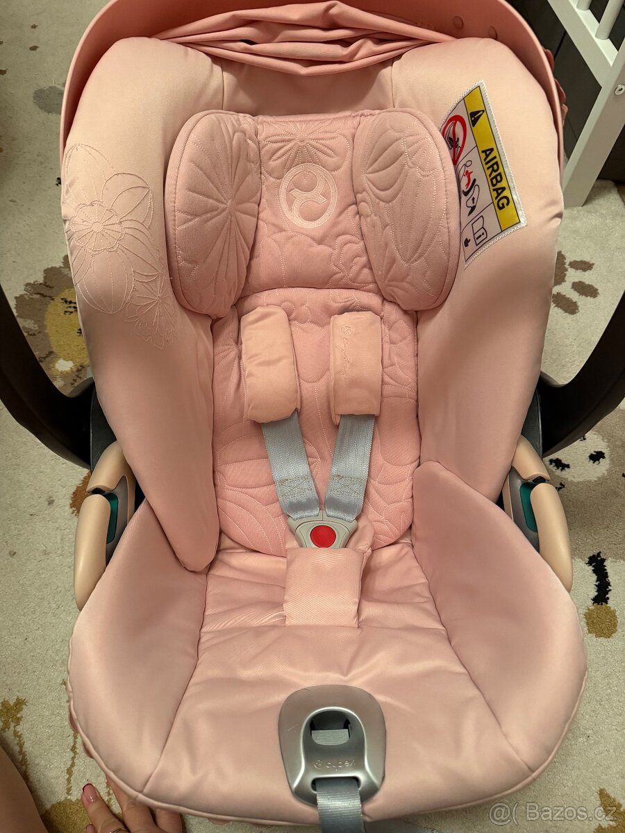 🩷 Cybex Cloud Z2 i-Size, 0–13 kg – Simply Flowers Light Pin - 3