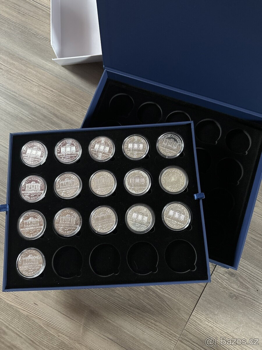 Modrá etue pro Wiener Philharmoniker 40x 1oz - 3