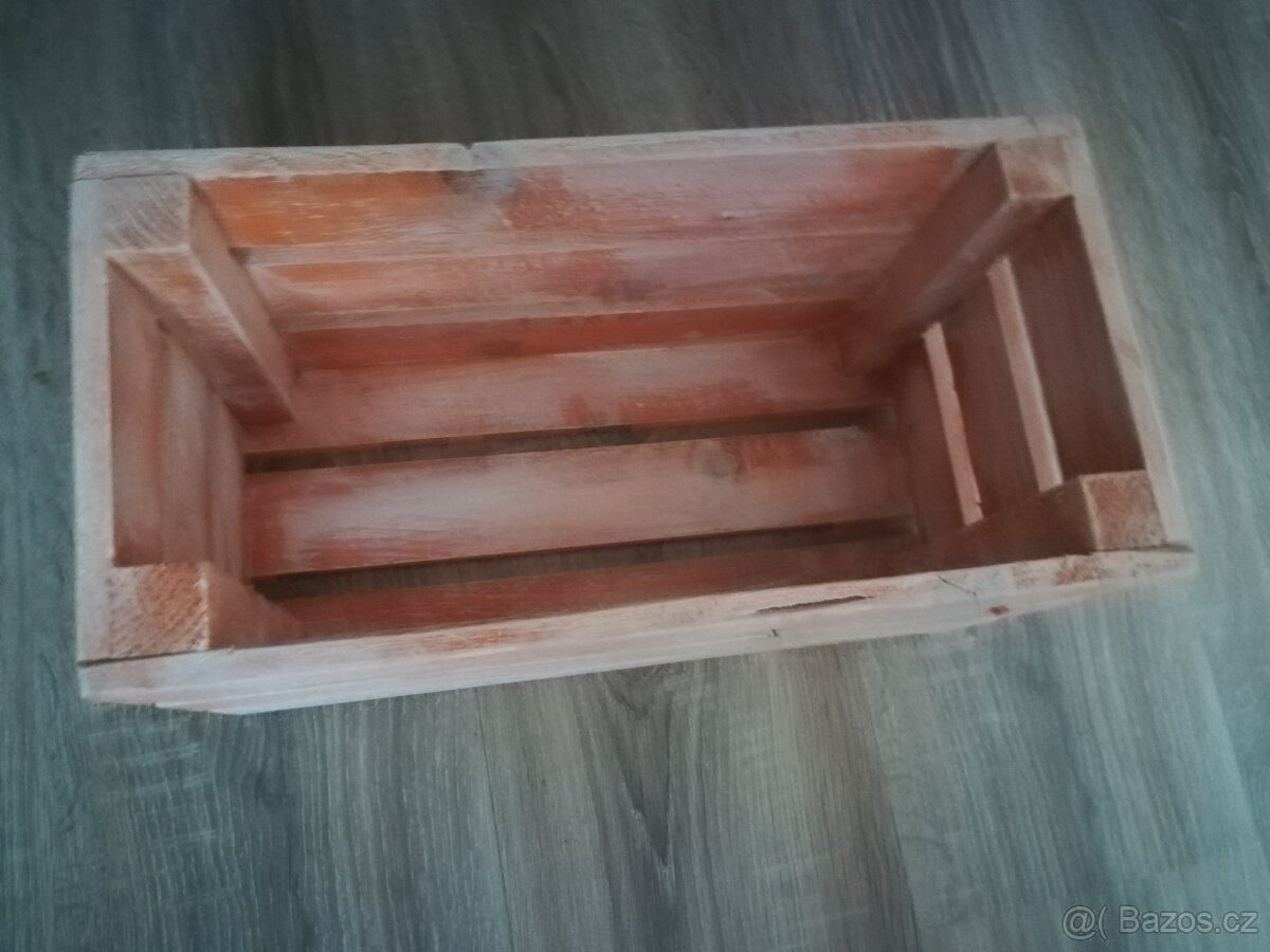 Dřevěné bedýnky nové - krásný vánoční dárek - 3