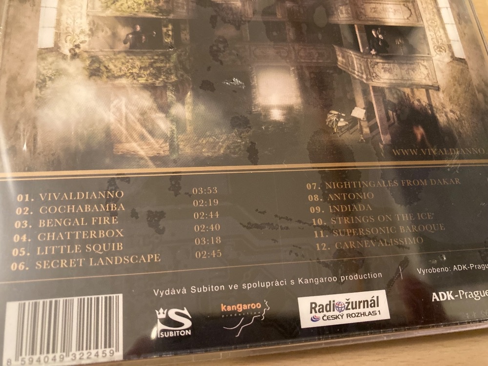 Nové nerozbalené CD Vivaldiano MMVIII - 3