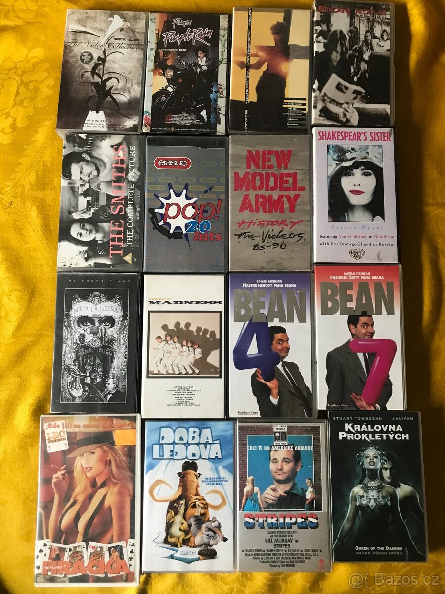 VHS kazety hudební - 3