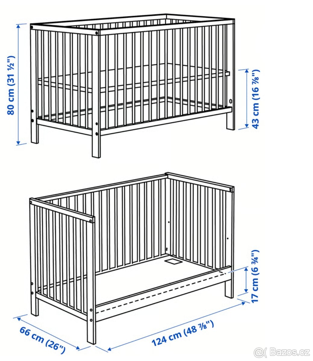 Dětská postýlka Ikea Gulliver - 3