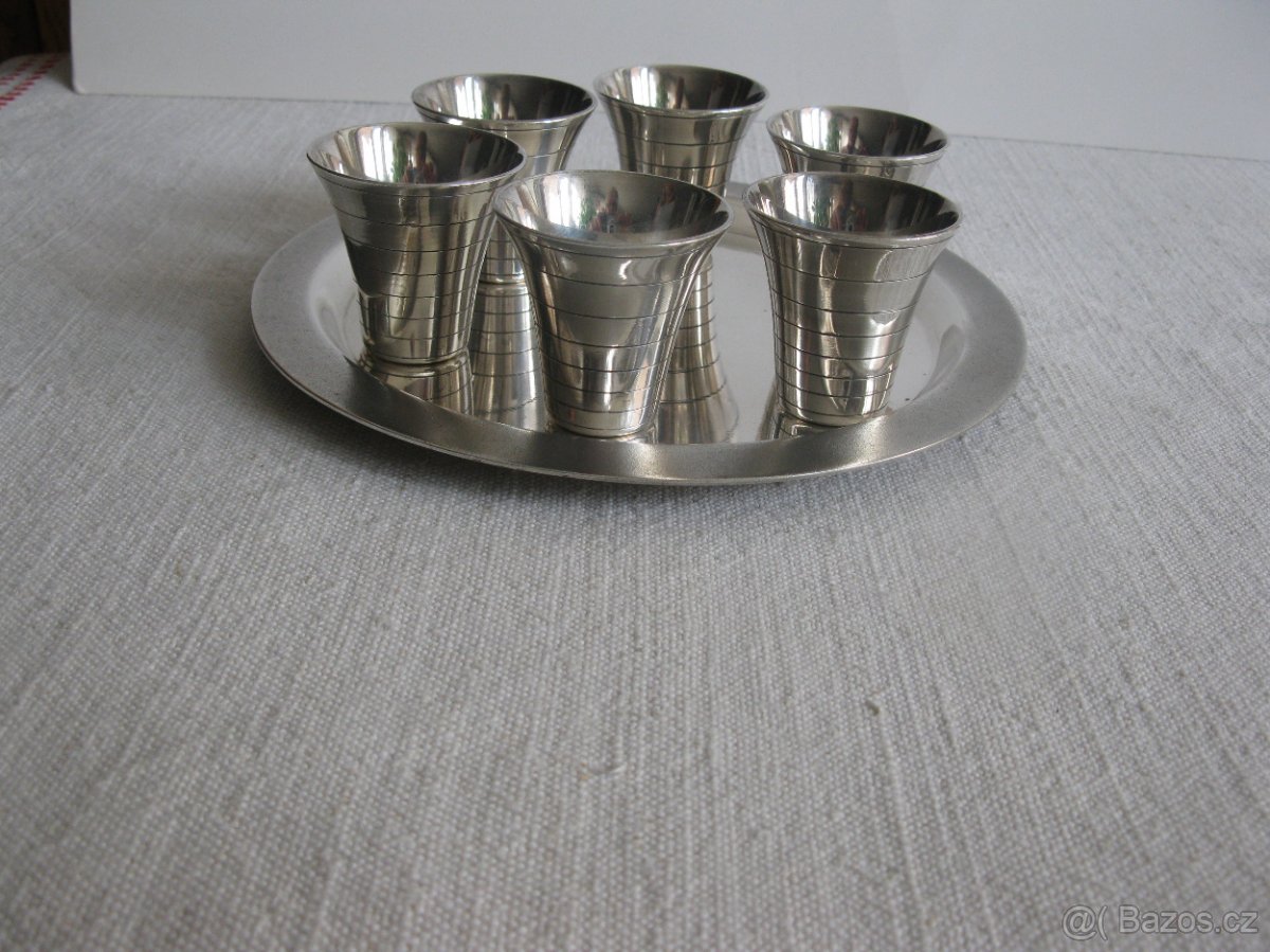 Retro hrníčky, srnka,,SOVY,staré lžičky a souprava z alpaky - 3