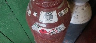 Lahev acetylen,biogon,kyslík, 20l - 3