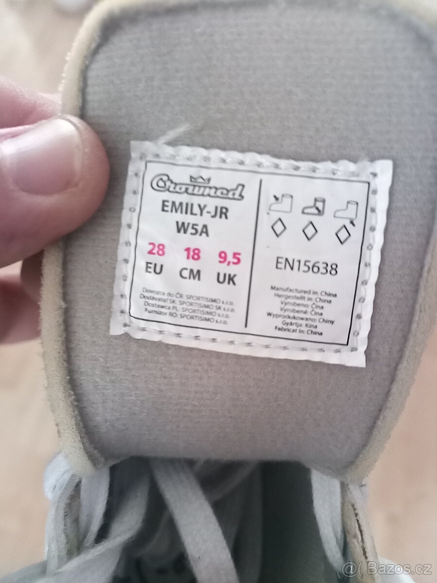 Dětské dívčí brusle vel.28 - 3