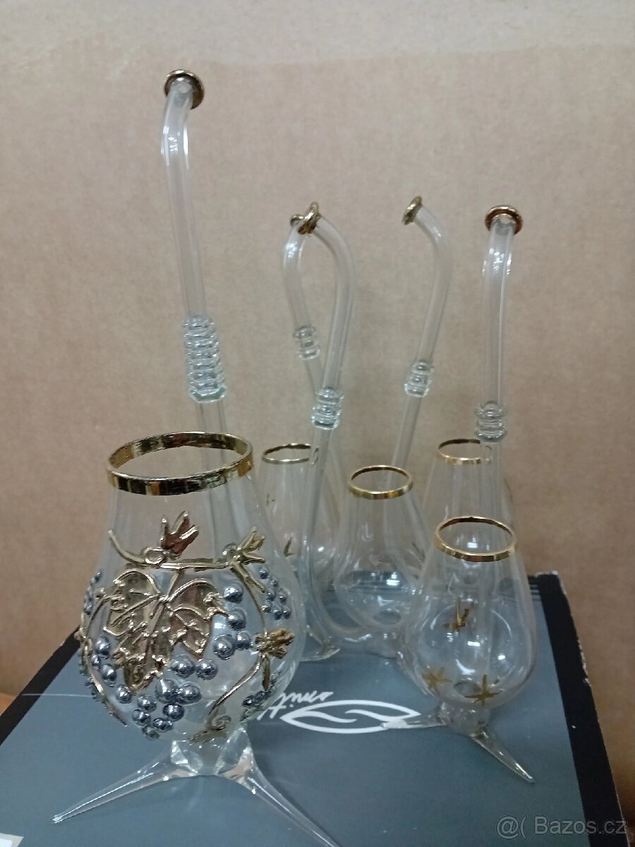 Umělecké sklo sada - 3