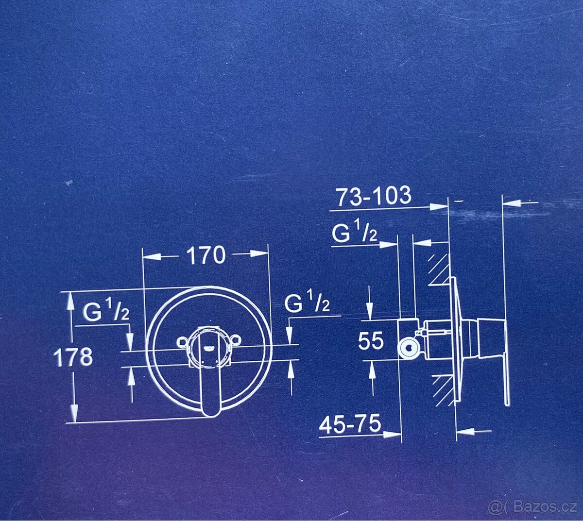 Grohe podomítková sprchová baterie - 3
