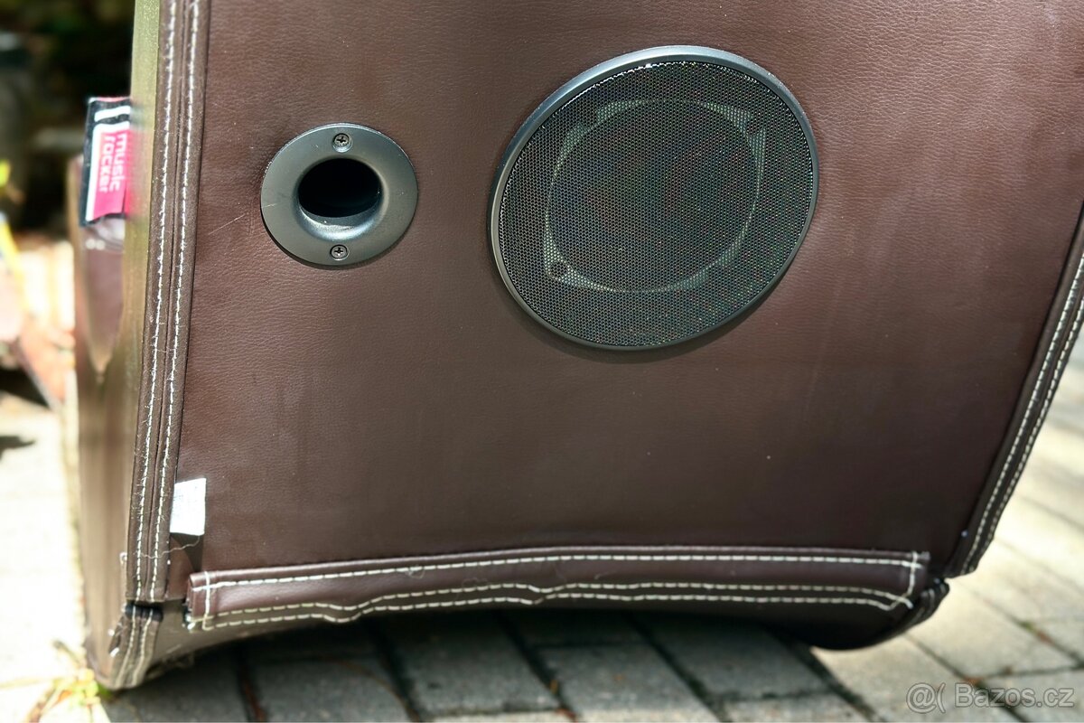 Herní a odpočinkové houpací křeslo s reproduktory - 3