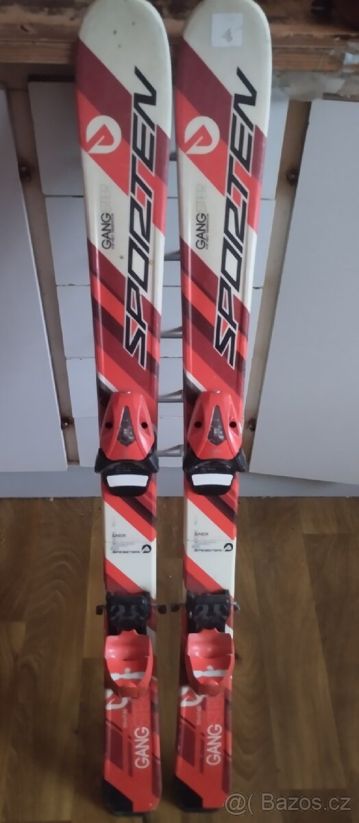 Dětské lyže 104 cm, boty, přilba - 3