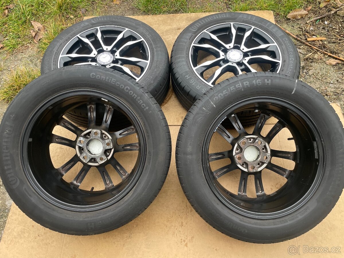 Alu kola 5x112.r16.Letní 205/55/16.Škoda,Vw,Mercedes,Audi - 3