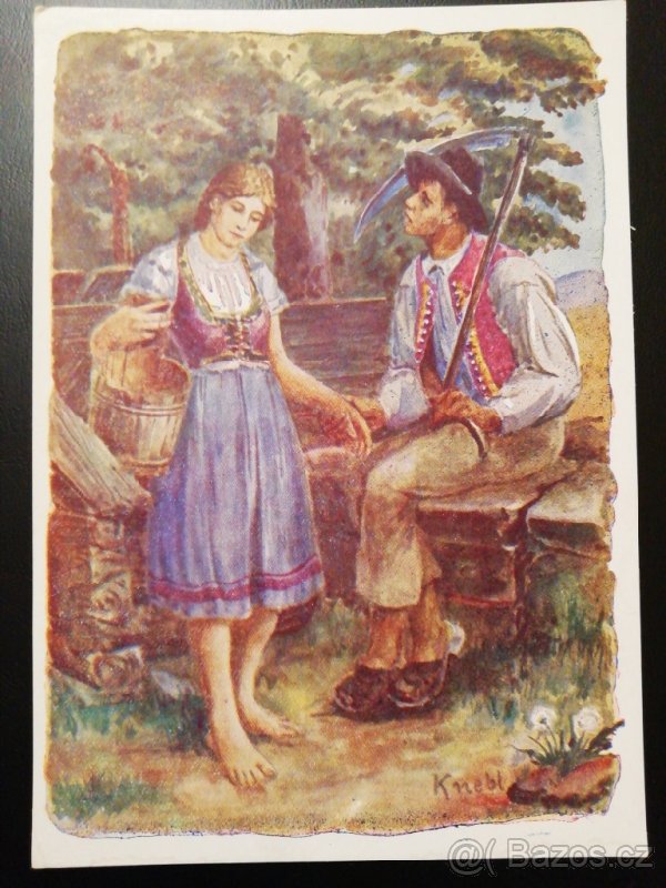Prodám staré pohlednice - ilustrace Jan Knebl - 3
