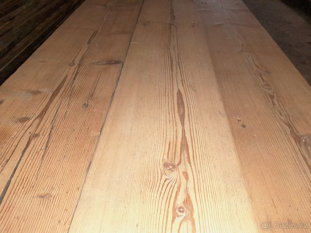 Prodám staré kartáčované fošny. - 3