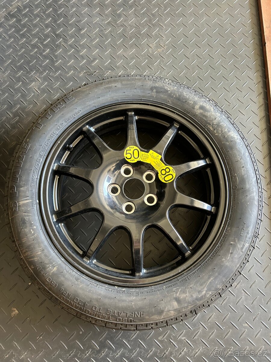 rezerva dojezdové kolo Land Rover 5x120x72,6 195/70 R20 - 3