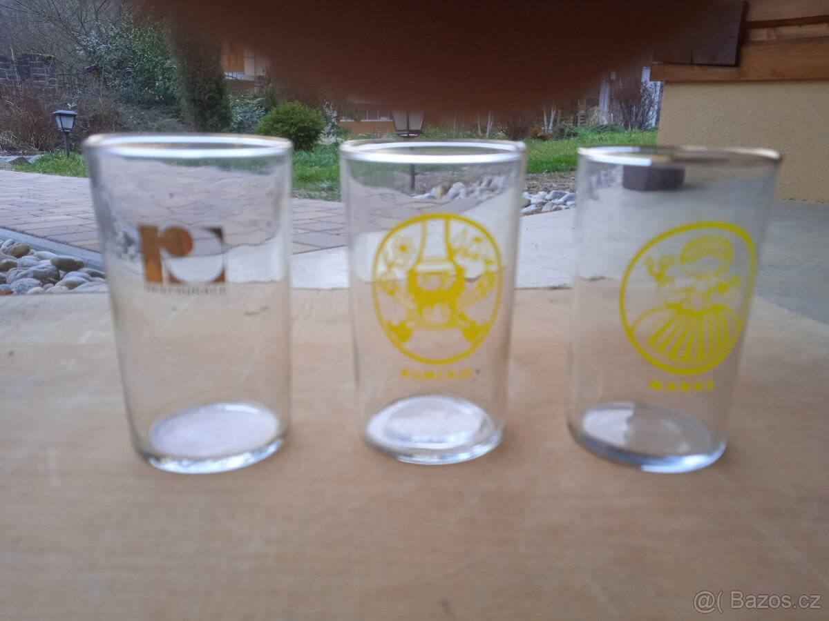 Skleničky 0,1 s motivem Manka a Rumcajs + restaurace - 3