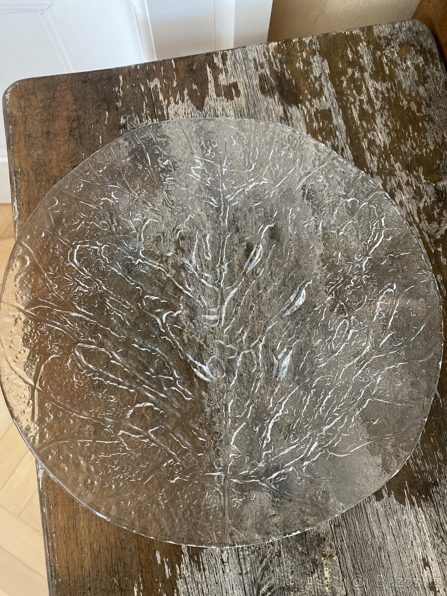 Talíř skleněný - motiv PŘÍRODA+malý zdarma - 3