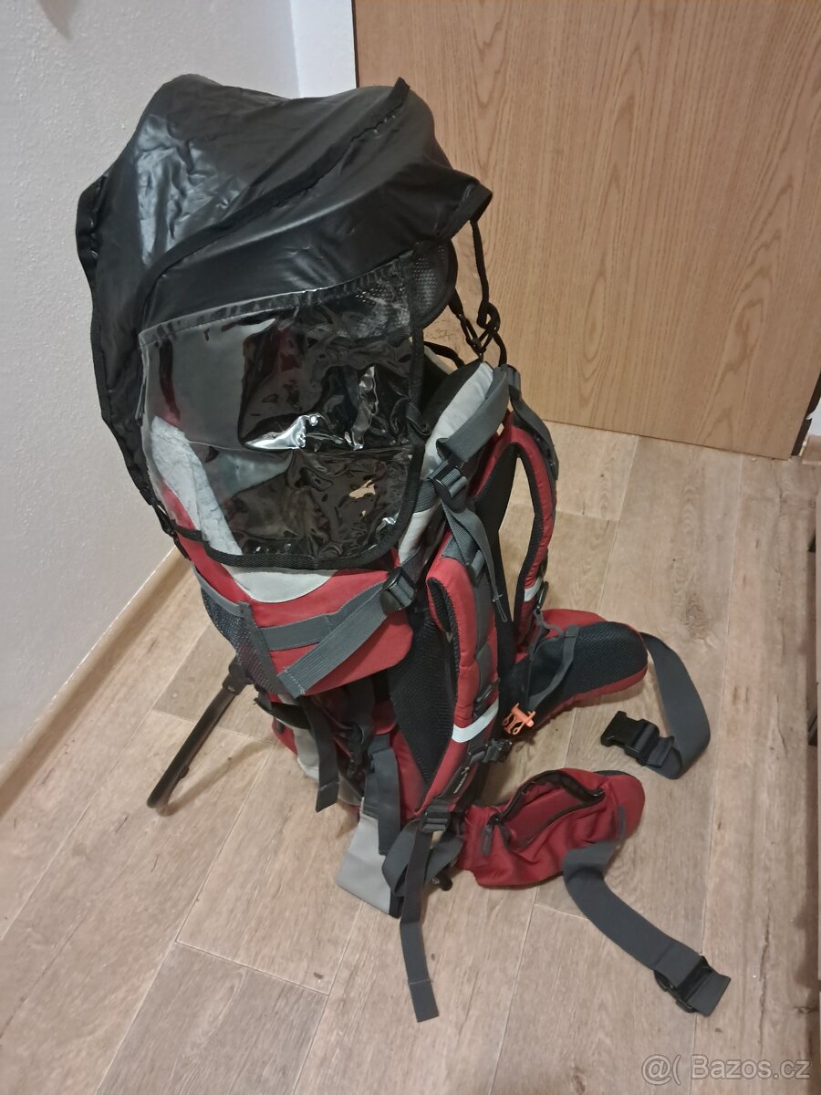 Dětský turistický nosič Dromader s pláštěnkou - 3