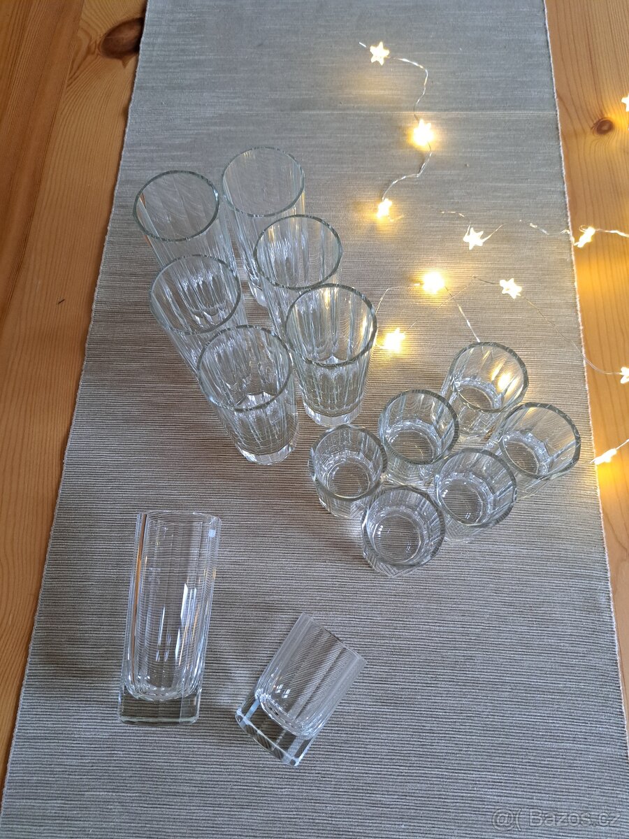 Starožitné skleničky 14 ks - 3