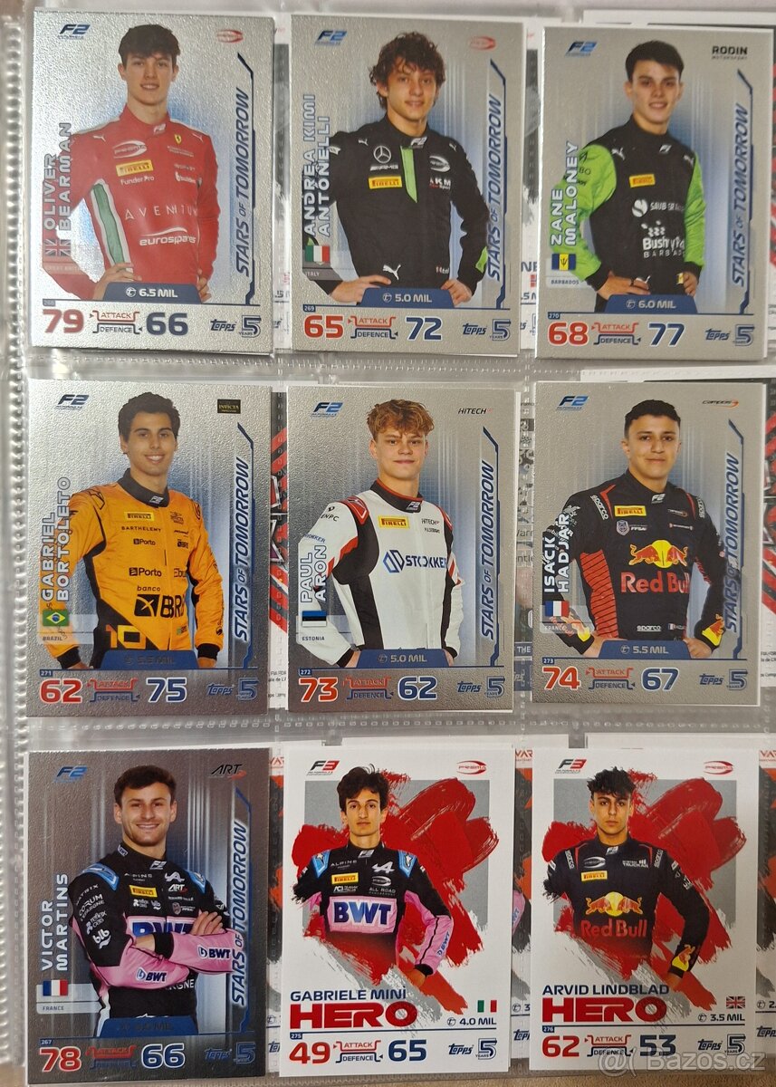 Turbo Attax F1 2024 - Basic a Mirror karty - 3