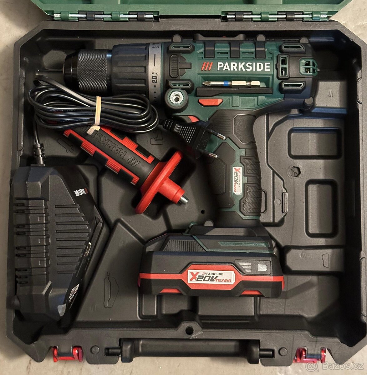 SADA: Aku vrtačka Parkside |+baterie, nabíječka - 3