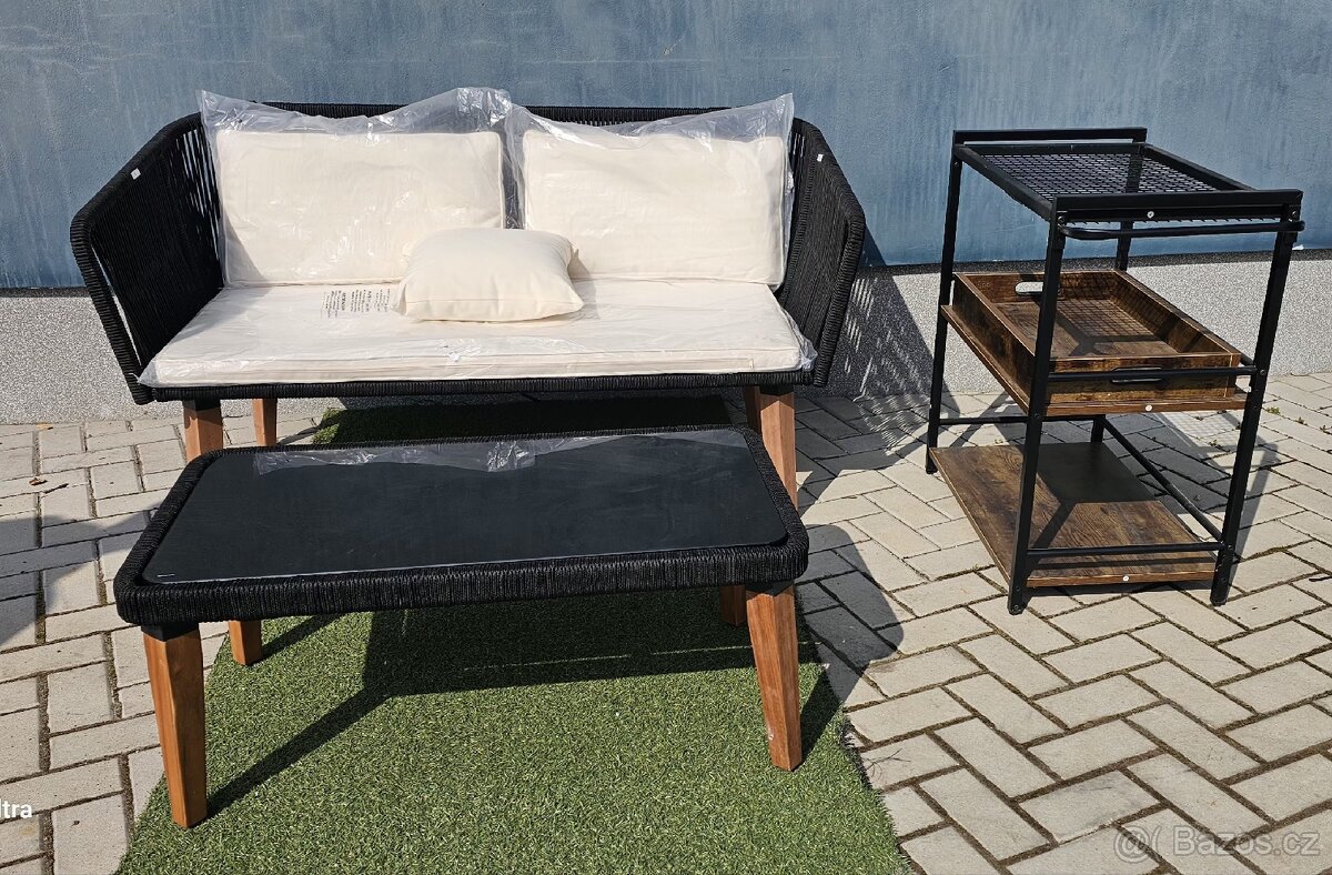 Zahradní set VISTA černý - 3