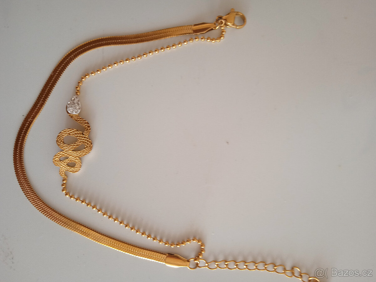 Luxusní naušnice a náramek - 3