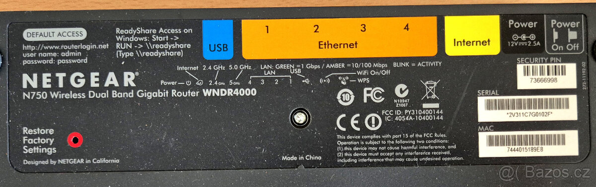 WiFi router NetGear WNDR4000 - 3