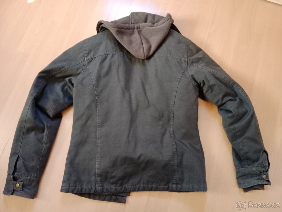 Dámská khaki bunda s odepínací podšívkou, vel. L - 3