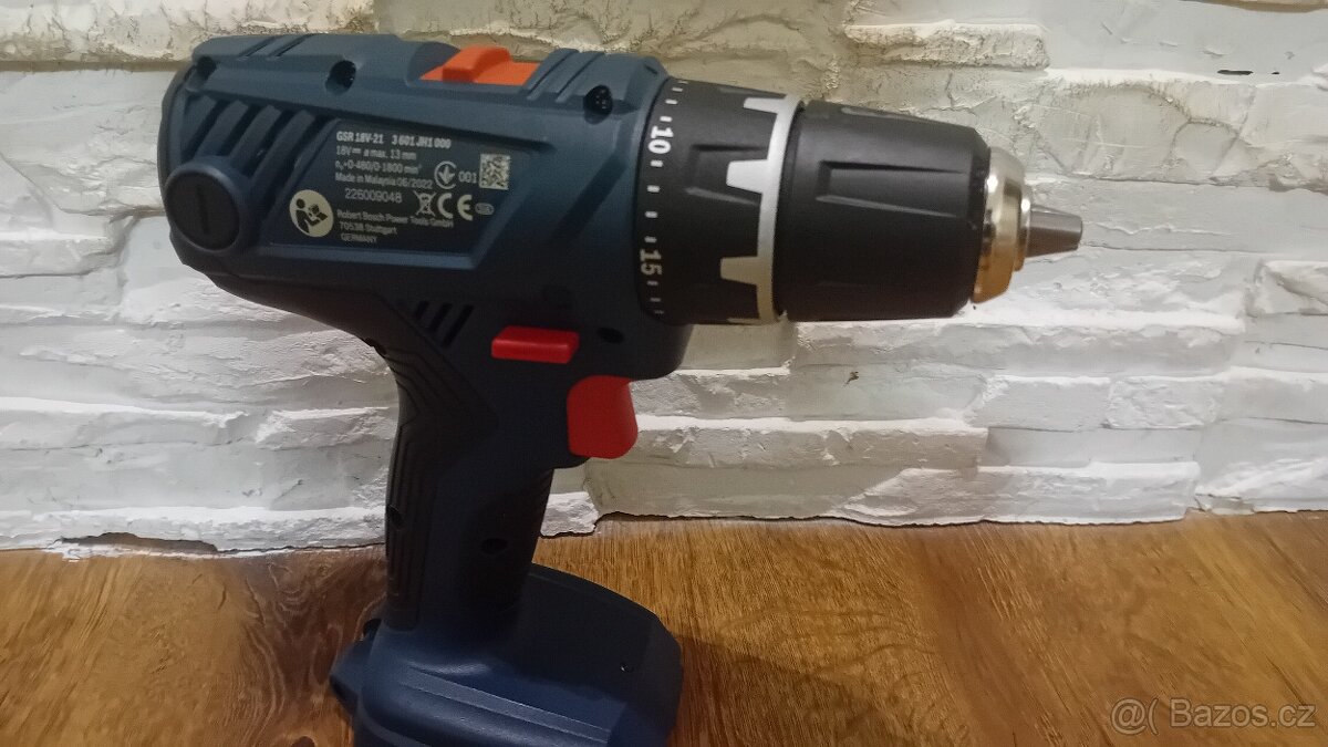 Bosch Professional Aku vrtací šroubovák GSR 18V-21 - 3
