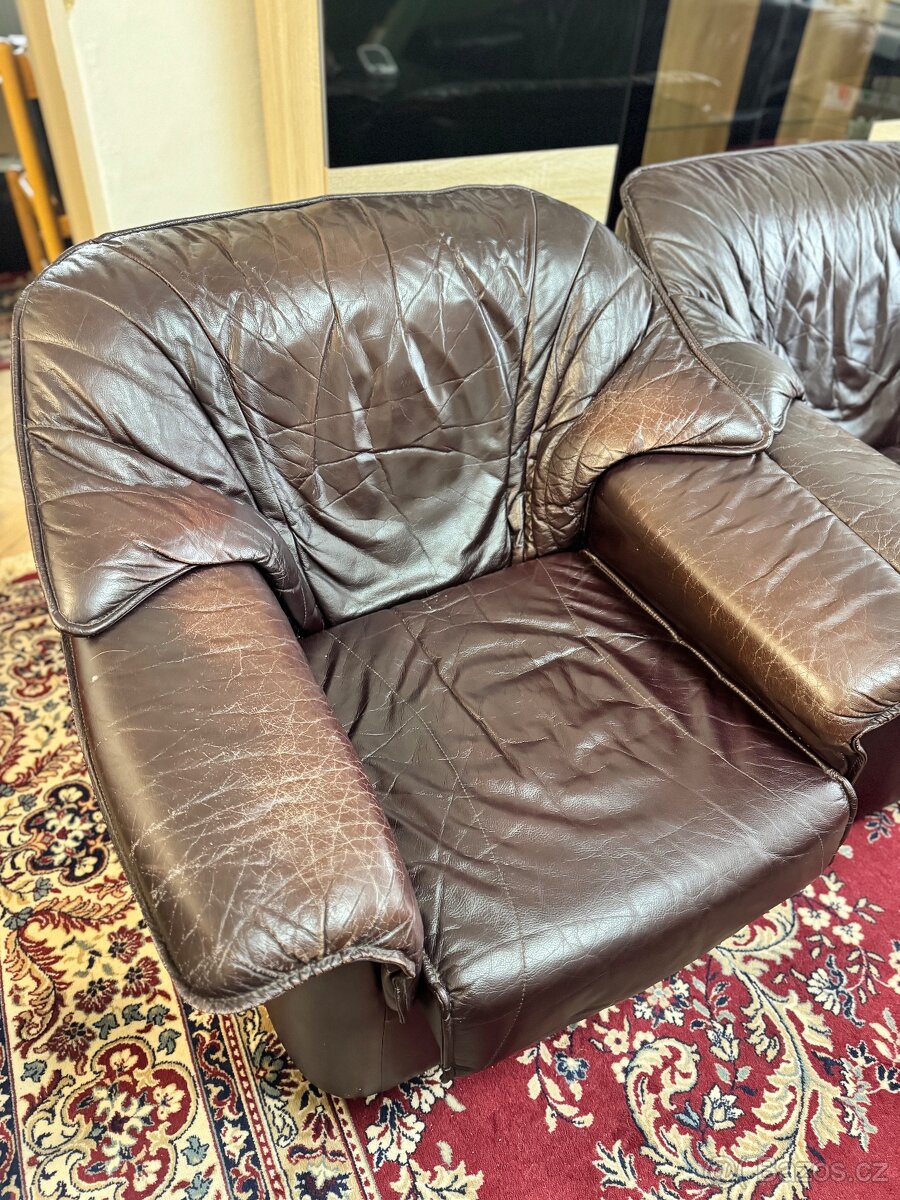 Kožená sedací souprava - 3