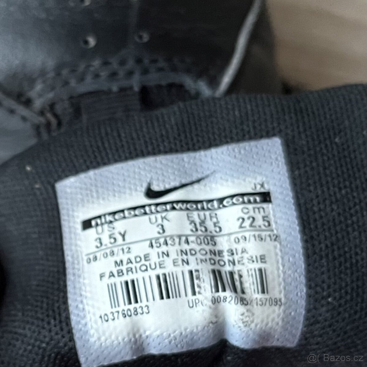 Dívčí tenisky Nike velikosti 35,5 - 3